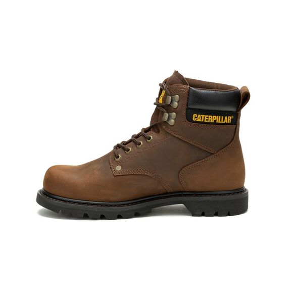 Caterpillar Mens Second Shift Waterproof Brown Boots (NWT) - Picture 4 of 6
